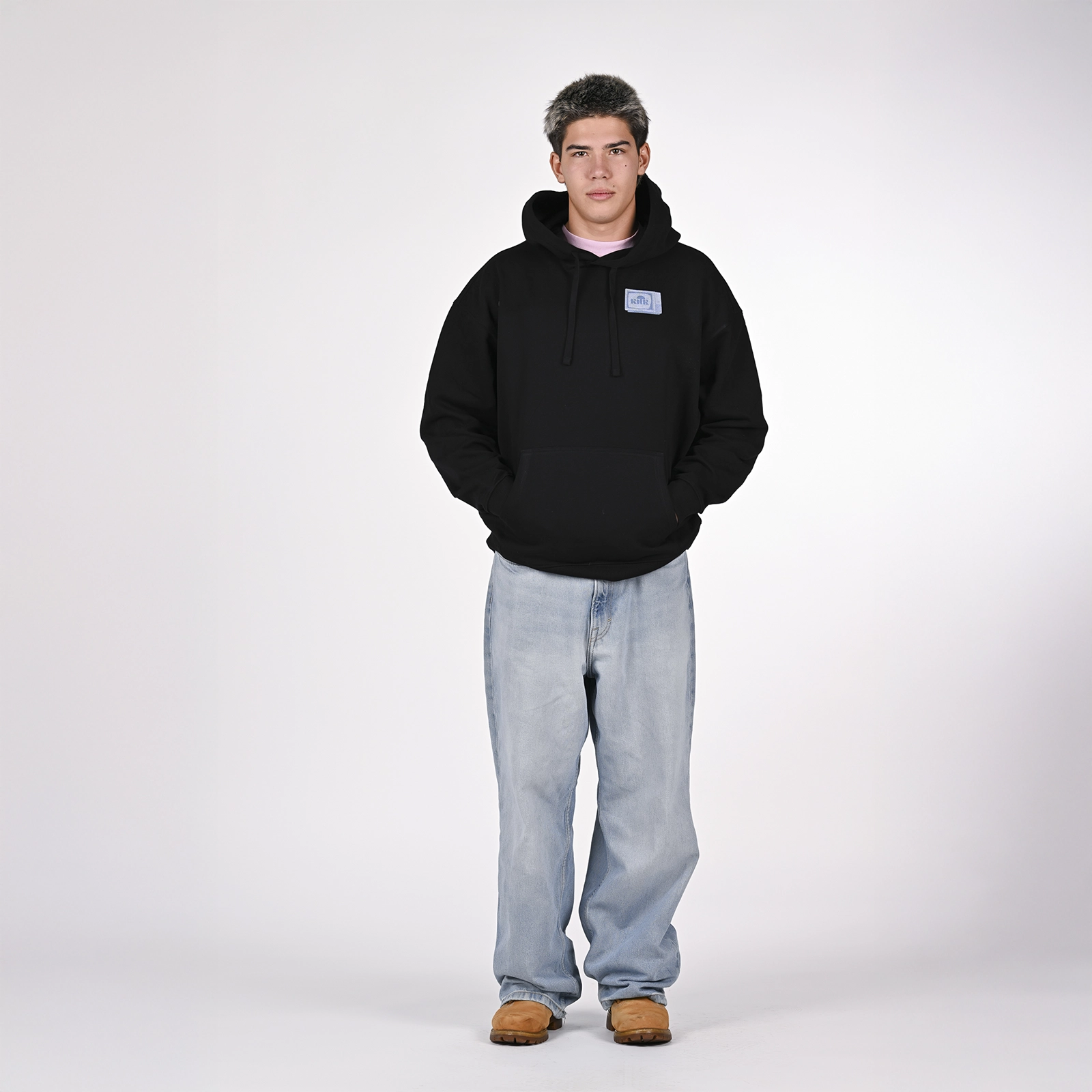 Signal Hoodie — Black, view 4