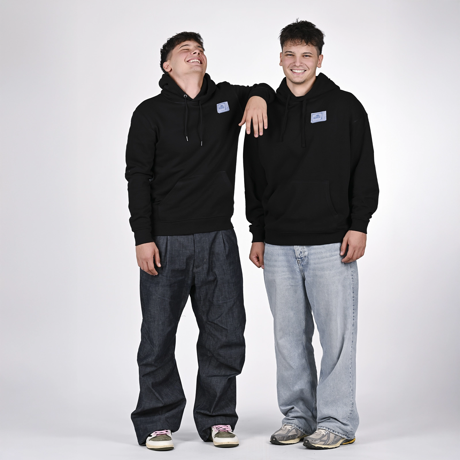 Signal Hoodie — Black, view 3