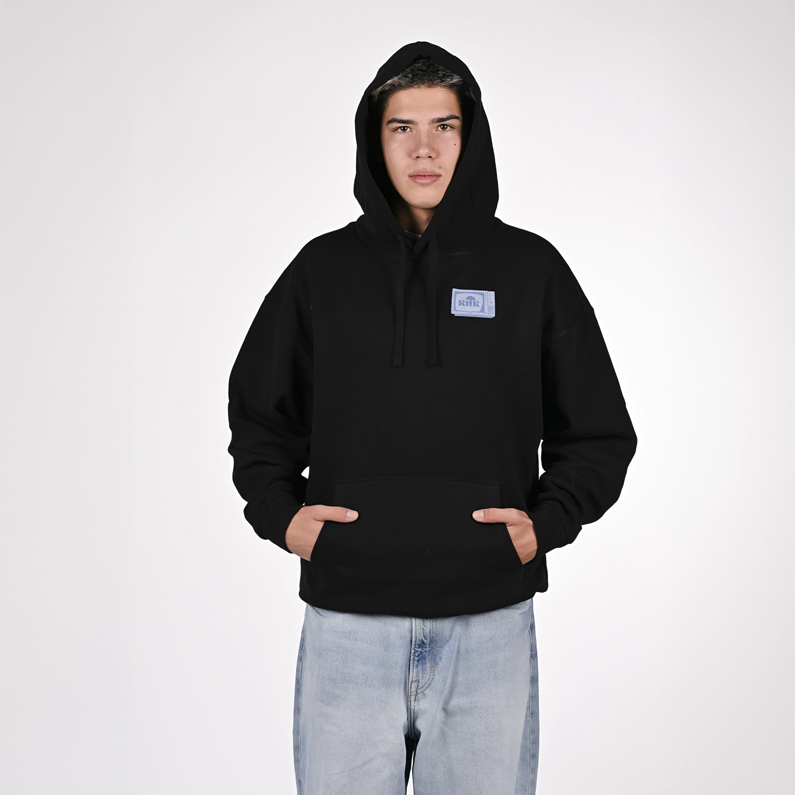 Signal Hoodie — Black, view 6
